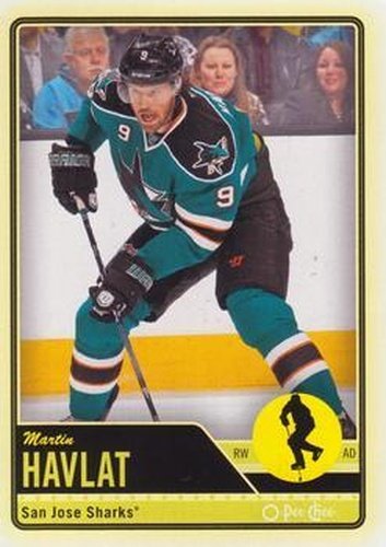 #435 Martin Havlat - San Jose Sharks - 2012-13 O-Pee-Chee Hockey