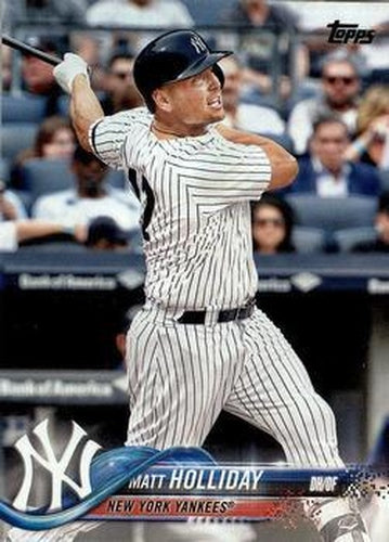 #435 Matt Holliday - New York Yankees - 2018 Topps Baseball