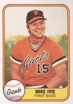#435 Mike Ivie - San Francisco Giants - 1981 Fleer Baseball