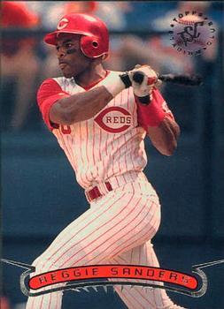 #435 Reggie Sanders - Cincinnati Reds - 1996 Stadium Club Baseball