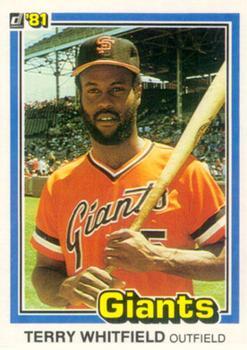 #435 Terry Whitfield - San Francisco Giants - 1981 Donruss Baseball