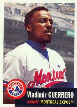 #435 Vladimir Guerrero - Montreal Expos - 2002 Topps Heritage Baseball