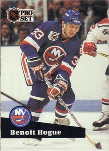 #435 Benoit Hogue - 1991-92 Pro Set Hockey