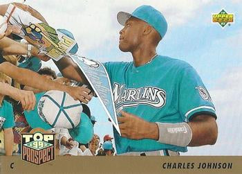 #435 Charles Johnson - Florida Marlins - 1993 Upper Deck Baseball