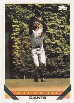 #435 Willie McGee - San Francisco Giants - 1993 Topps Baseball