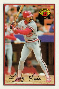 #435 Tony Pena - St. Louis Cardinals - 1989 Bowman Baseball