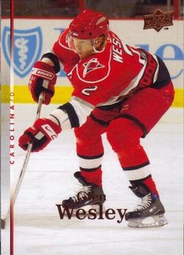 #435 Glen Wesley - Carolina Hurricanes - 2007-08 Upper Deck Hockey
