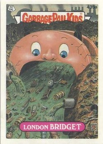#435a London Bridget - 1987 Topps Garbage Pail Kids Series 11