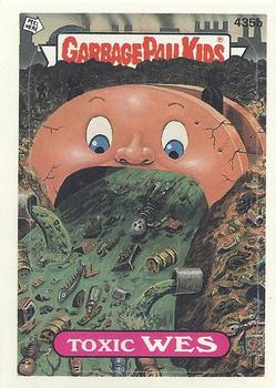 #435b Toxic Wes - 1987 Topps Garbage Pail Kids Series 11