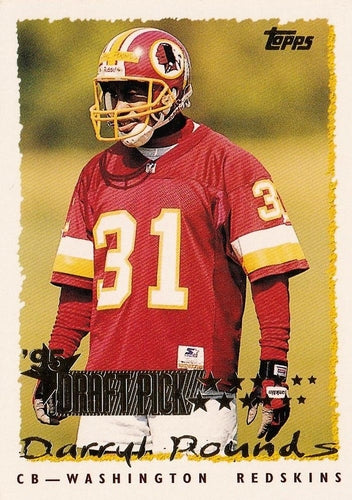 #436 Darryl Pounds - Washington Redskins - 1995 Topps Football