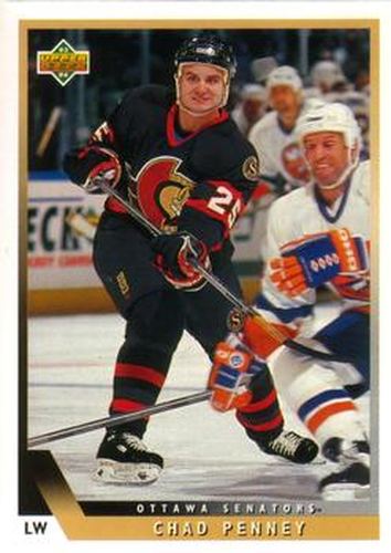 #436 Chad Penney - Ottawa Senators - 1993-94 Upper Deck Hockey
