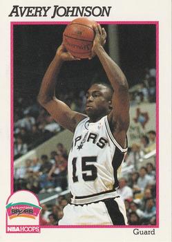 #436 Avery Johnson - San Antonio Spurs - 1991-92 Hoops Basketball