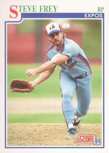 #436 Steve Frey - Montreal Expos - 1991 Score Baseball