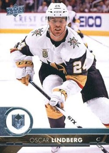 #436 Oscar Lindberg - Vegas Golden Knights - 2017-18 Upper Deck Hockey