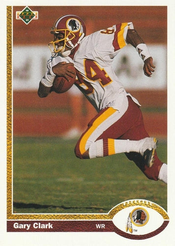 #436 Gary Clark - Washington Redskins - 1991 Upper Deck Football