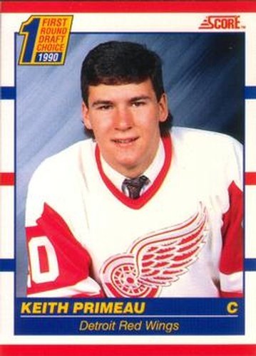 #436 Keith Primeau - Detroit Red Wings - 1990-91 Score Canadian Hockey
