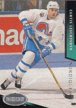 #436 Curtis Leschyshyn - Quebec Nordiques - 1993-94 Parkhurst Hockey