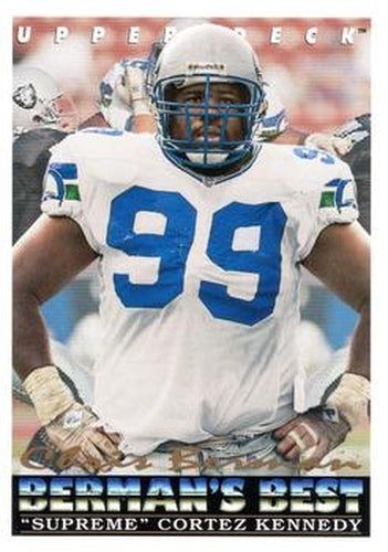 #436 Cortez Kennedy - Seattle Seahawks - 1993 Upper Deck Football