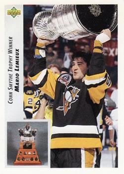 #436 Mario Lemieux - Pittsburgh Penguins - 1992-93 Upper Deck Hockey