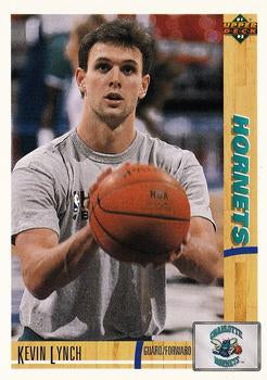 #436 Kevin Lynch - Charlotte Hornets - 1991-92 Upper Deck Basketball