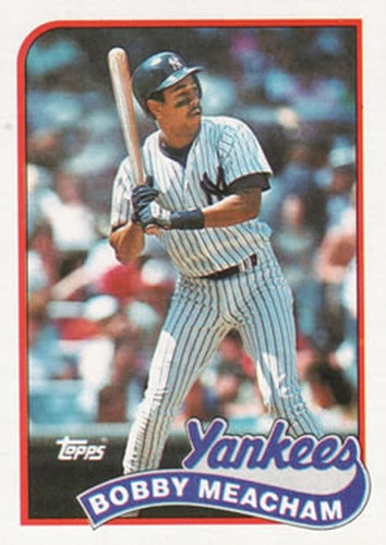#436 Bobby Meacham - New York Yankees - 1989 Topps Baseball