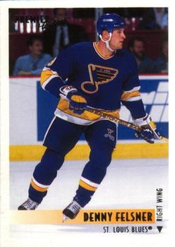 #436 Denny Felsner - St. Louis Blues - 1994-95 O-Pee-Chee Premier Hockey