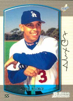 #436 Alex Cora - Los Angeles Dodgers - 2000 Bowman Baseball