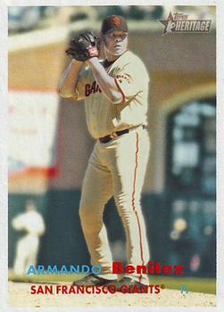 #436 Armando Benitez - San Francisco Giants - 2006 Topps Heritage Baseball