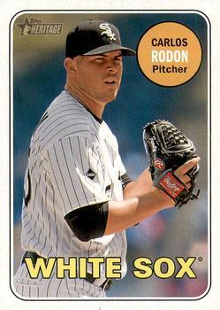 #436 Carlos Rodon - Chicago White Sox - 2018 Topps Heritage Baseball