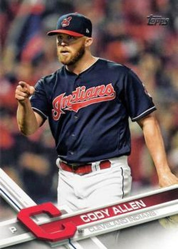 #436 Cody Allen - Cleveland Indians - 2017 Topps Baseball