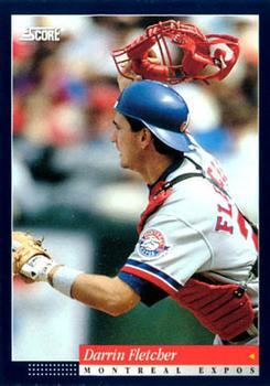 #436 Darrin Fletcher - Montreal Expos -1994 Score Baseball