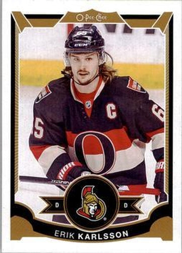 #436 Erik Karlsson - Ottawa Senators - 2015-16 O-Pee-Chee Hockey