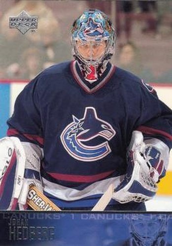 #436 Johan Hedberg - Vancouver Canucks - 2003-04 Upper Deck Hockey
