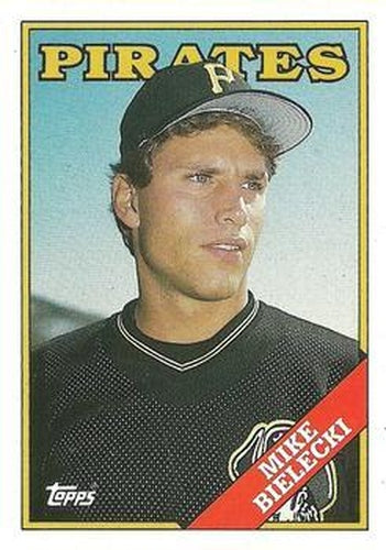 #436 Mike Bielecki - Pittsburgh Pirates - 1988 Topps Baseball