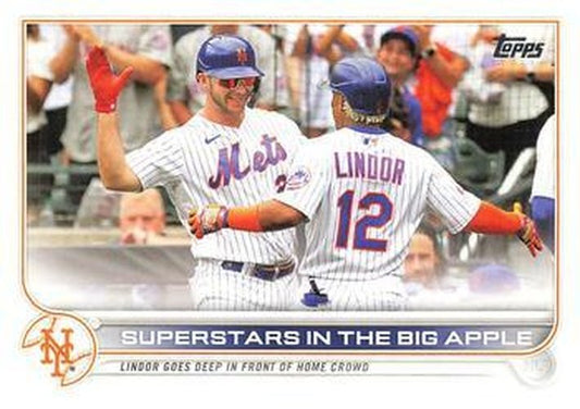 #436 Superstars in the Big Apple - New York Mets - 2022 Topps Baseball