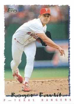 #436 Roger Pavlik - Texas Rangers - 1995 Topps Baseball