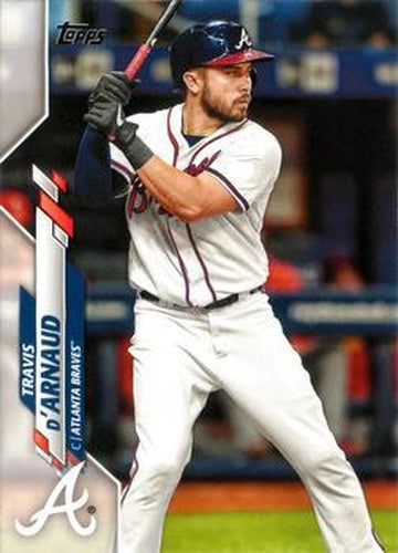 #436 Travis d'Arnaud - Atlanta Braves - 2020 Topps Baseball