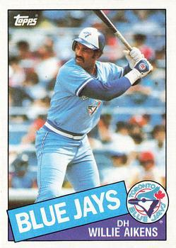 #436 Willie Aikens - Toronto Blue Jays - 1985 Topps Baseball