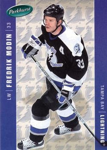 #436 Fredrik Modin - Tampa Bay Lightning - 2005-06 Parkhurst Hockey