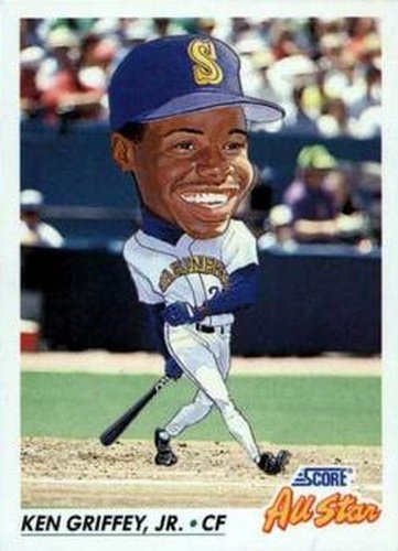 #436 Ken Griffey Jr. - Seattle Mariners - 1992 Score Baseball