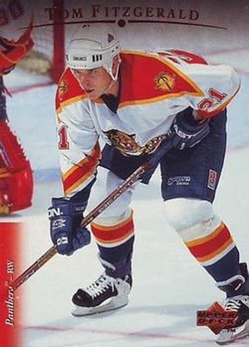 #436 Tom Fitzgerald - Florida Panthers - 1995-96 Upper Deck Hockey