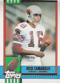 #436 Rich Camarillo - Phoenix Cardinals - 1990 Topps Football