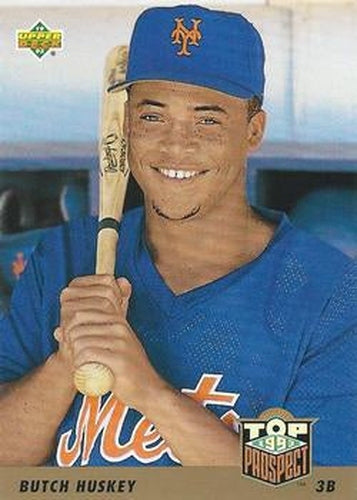 #436 Butch Huskey - New York Mets - 1993 Upper Deck Baseball