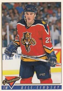 #436 Bill Lindsay - Florida Panthers - 1993-94 Topps Premier Hockey
