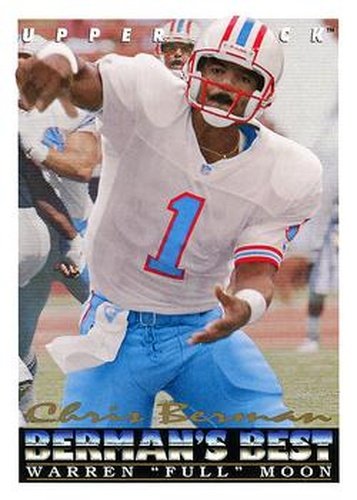 #437 Warren Moon - Houston Oilers - 1993 Upper Deck Football