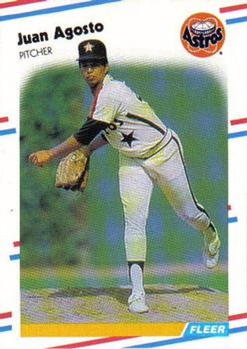 #437 Juan Agosto - Houston Astros - 1988 Fleer Baseball