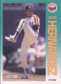 #437 Xavier Hernandez - Houston Astros - 1992 Fleer Baseball