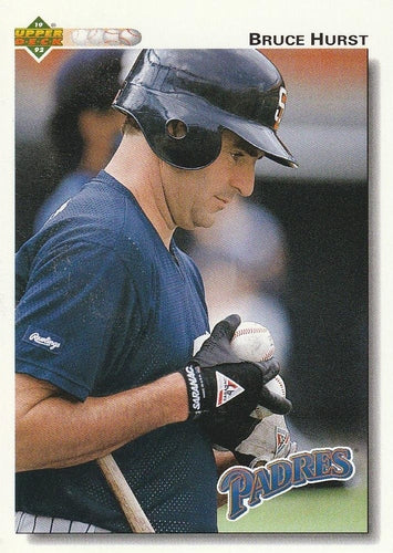 #437 Bruce Hurst - San Diego Padres - 1992 Upper Deck Baseball