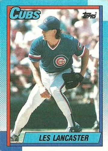 #437 Les Lancaster - Chicago Cubs - 1990 Topps Baseball