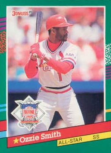 #437 Ozzie Smith - St. Louis Cardinals - 1991 Donruss Baseball